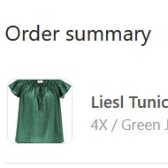 Holy Clothing Liesl Tunic in Green Jade - Picture 3 of 3